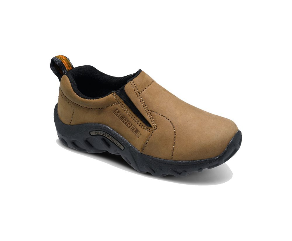 Merrell Barefoot Sko Børn - Jungle Moc Nubuck - Brune - LVG375912